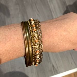 set of six bracelets